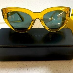 Sun Buddies Amy Canary Yellow Sunglasses RARE